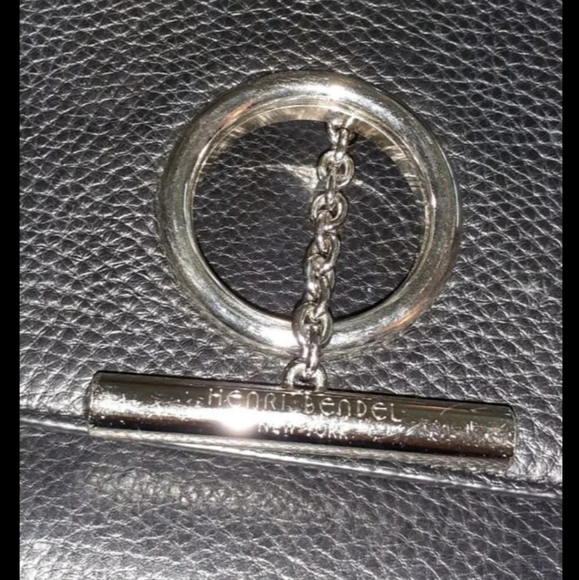 HENRI BENDEL CHELSEA PUNK CROSSBODY BLACK SATCHEL - Picture 7 of 8